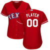 Image of Texas Rangers Majestic Women's Alternate Cool Base Custom Jersey – Scarlet 2019