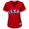 Image of Texas Rangers Majestic Women's Alternate Cool Base Custom Jersey – Scarlet 2019