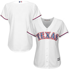 Texas Rangers Majestic Women's Cool Base Jersey - White 2019