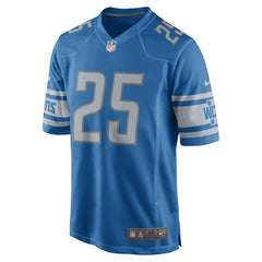 Theo Riddick Detroit Lions Game Jersey - Blue 2019