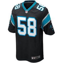 Thomas Davis Sr Carolina Panthers Youth Game Jersey - Black 2019