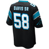 Image of Thomas Davis Sr Carolina Panthers Youth Game Jersey - Black 2019