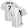 Image of Tim Anderson Chicago White Sox Majestic Home Cool Base Replica Player Jersey - White 2019