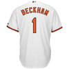 Image of Tim Beckham Baltimore Orioles Majestic Home Cool Base Player Jersey - White 2019