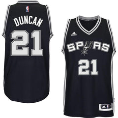 Tim Duncan San Antonio Spurs Player Swingman Jersey - Black 2019