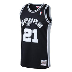 Tim Duncan San Antonio Spurs Mitchell & Ness 1998-99 Hardwood Classics Swingman Jersey - Black 2019