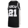 Image of Tim Duncan San Antonio Spurs Mitchell &amp; Ness Youth Hardwood Classics Swingman Jersey – Black 2019