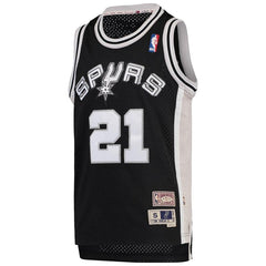 Tim Duncan San Antonio Spurs Mitchell & Ness Youth Hardwood Classics Swingman Jersey – Black 2019