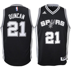 Tim Duncan San Antonio Spurs Youth Swingman Basketball Jersey - Black 2019