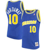 Image of Tim Hardaway Golden State Warriors Mitchell &amp; Ness 1990-91 Hardwood Classics Swingman Jersey - Royal 2019