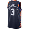 Image of Tim Hardaway Jr New York Knicks City Edition Swingman Jersey – Navy 2019