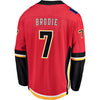 Image of TJ Brodie Calgary Flames Breakaway Player Jersey – Red 2019