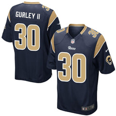 Todd Gurley II Los Angeles Rams Game Jersey - Navy 2019