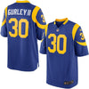 Image of Todd Gurley II Los Angeles Rams Game Jersey - Royal 2019