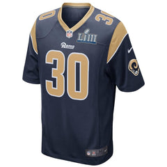 Todd Gurley II Los Angeles Rams Super Bowl LIII Bound Game Jersey – Navy 2019