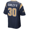 Image of Todd Gurley II Los Angeles Rams Super Bowl LIII Bound Game Jersey – Navy 2019