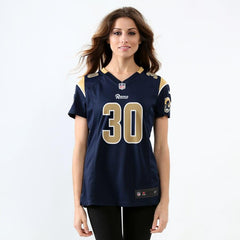 Todd Gurley II Los Angeles Rams Women's Game Jersey - Navy 2019