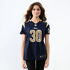 Image of Todd Gurley II Los Angeles Rams Women's Game Jersey - Navy 2019