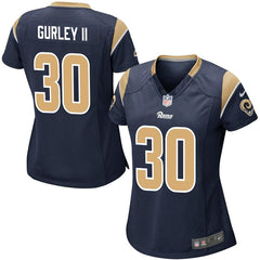 Todd Gurley II Los Angeles Rams Women's Game Jersey - Navy 2019