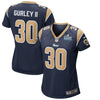 Image of Todd Gurley II Los Angeles Rams Women's Super Bowl LIII Bound Game Jersey – Navy 2019