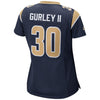 Image of Todd Gurley II Los Angeles Rams Women's Super Bowl LIII Bound Game Jersey – Navy 2019