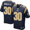 Image of Todd Gurley II Los Angeles Rams Youth Game Jersey - Navy 2019