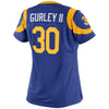 Image of Todd Gurley Los Angeles Rams Women's Game Jersey - Royal 2019