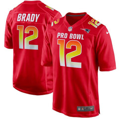 Tom Brady AFC 2019 Pro Bowl Game Jersey – Red 2019