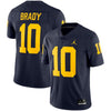 Image of Tom Brady Michigan Wolverines Jordan Brand Alumni Football Limited Jersey - Navy 2019