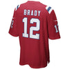 Image of Tom Brady New England Patriots Alternate Game Jersey - Red 2019