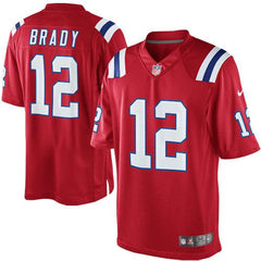 Tom Brady New England Patriots Alternate Limited Jersey - Red 2019