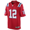 Image of Tom Brady New England Patriots Alternate Limited Jersey - Red 2019