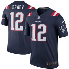 Tom Brady New England Patriots Color Rush Legend Jersey - Navy 2019