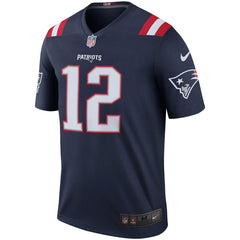 Tom Brady New England Patriots Color Rush Legend Jersey - Navy 2019