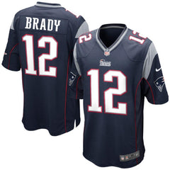 Tom Brady New England Patriots Game Jersey - Navy Blue 2019