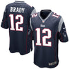 Image of Tom Brady New England Patriots Game Jersey - Navy Blue 2019