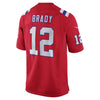 Image of Tom Brady New England Patriots Super Bowl LIII Bound Game Jersey – Red 2019