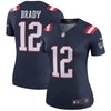 Image of Tom Brady New England Patriots Women's Color Rush Legend Jersey - Navy 2019