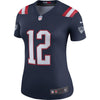 Image of Tom Brady New England Patriots Women's Color Rush Legend Jersey - Navy 2019