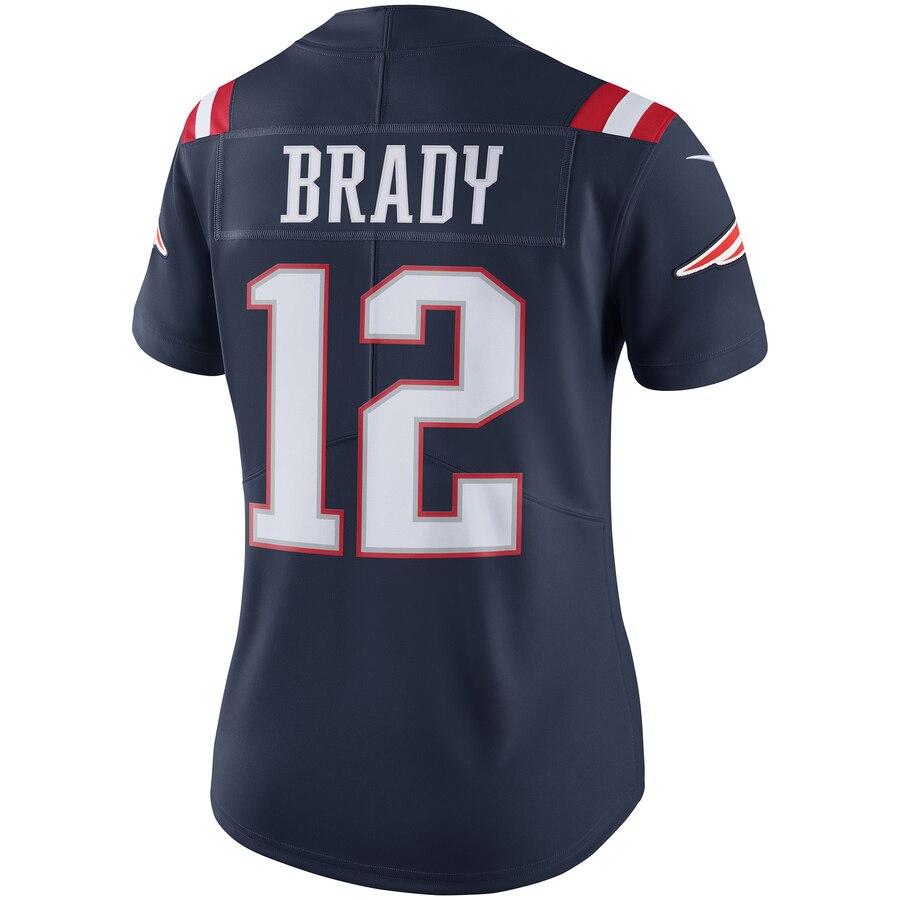 Tom Brady New England Patriots Women's Color Rush Limited Jersey - Navy 2019