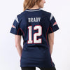 Image of Tom Brady New England Patriots Women's Game Jersey - Navy Blue 2019