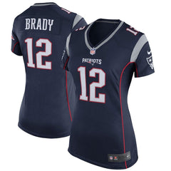 Tom Brady New England Patriots Women's Game Jersey - Navy Blue 2019