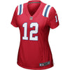 Image of Tom Brady New England Patriots Women's Game Jersey - Red 2019