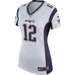 Tom Brady New England Patriots Women's Game Jersey - White 2019