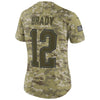 Image of Tom Brady New England Patriots Women's Salute to Service Limited Jersey - Camo 2019