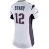 Image of Tom Brady New England Patriots Women's Super Bowl LIII Bound Game Jersey – White 2019