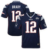 Image of Tom Brady New England Patriots Youth Super Bowl LIII Bound Game Jersey – Navy 2019