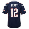 Image of Tom Brady New England Patriots Youth Super Bowl LIII Bound Game Jersey – Navy 2019