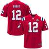 Image of Tom Brady New England Patriots Youth Super Bowl LIII Bound Game Jersey – Red 2019