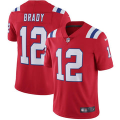 Tom Brady New England Patriots Youth Vapor Untouchable Limited Player Jersey - Red 2019